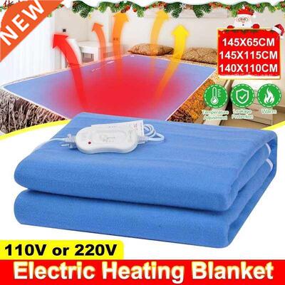 145cmx65cm/145cmx115cm Electric Blanket Thicker Heater Singl