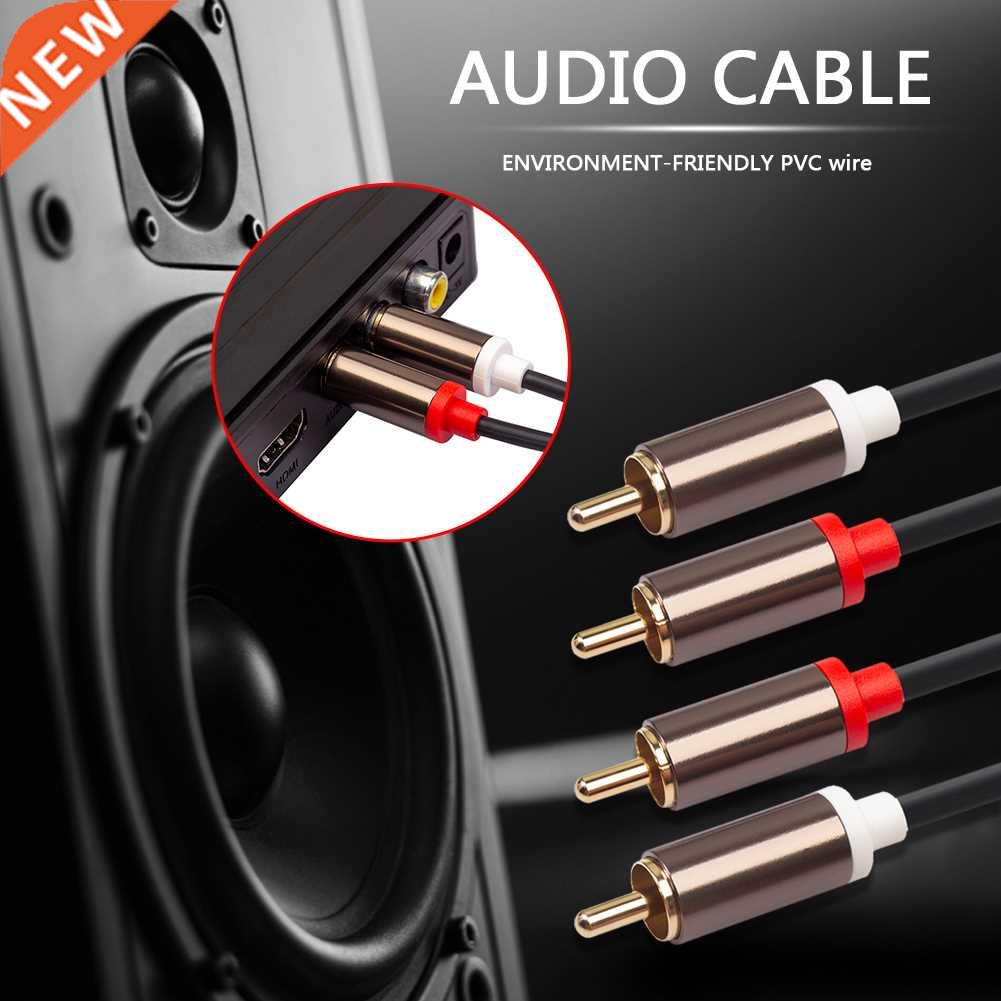 Audio Cord Audio Cable Male to Male 1m 2m 3m 2 RCA to 2 RCA