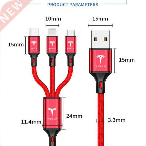 3 In 1 Mobile Phone Micro USB Type C Charger for Huawei IP