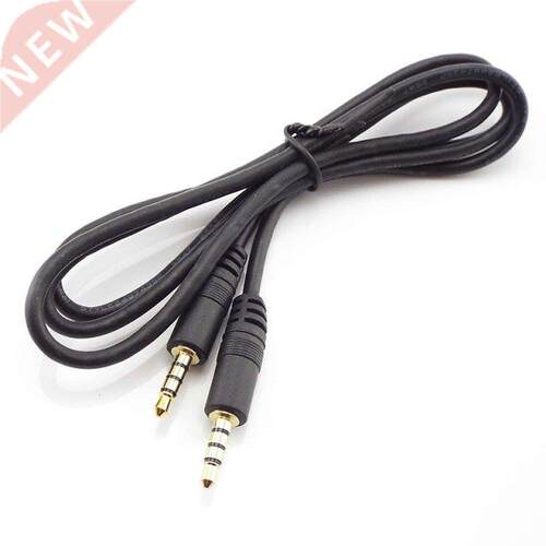 .5mm Male to male 4 pole Extension Cable with Microphone St