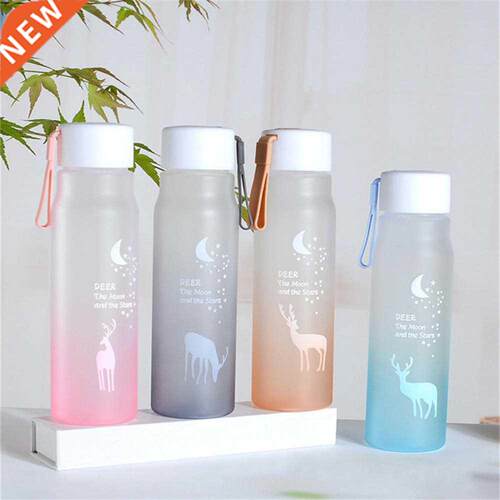 560ml Sports Water Bottle Plastic Portable Drinking Cup Girl