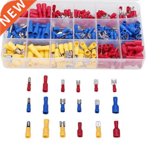 280pcs Cable Lugs Assortment Kit Wire Flat Female and Male I