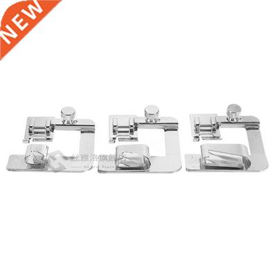 3Pcs Sewing Machine Rolled Hem Feet Domestic Brother Singer