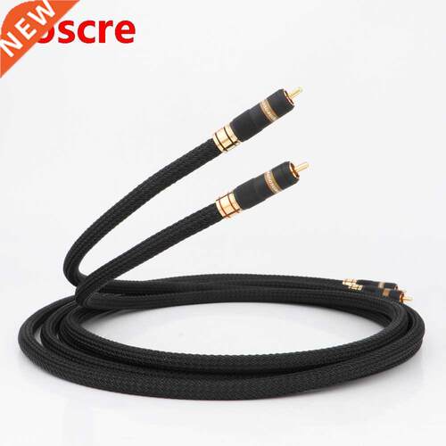 Pair A202R HiFi Audio RCA Male to RCA Male Signal Cable Audi