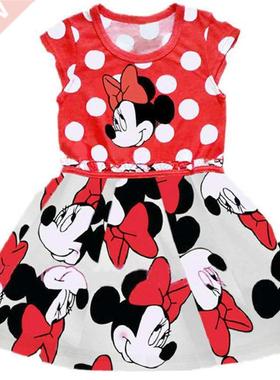 Princess Dress 2022 New Summer Children	s Clothing Mi