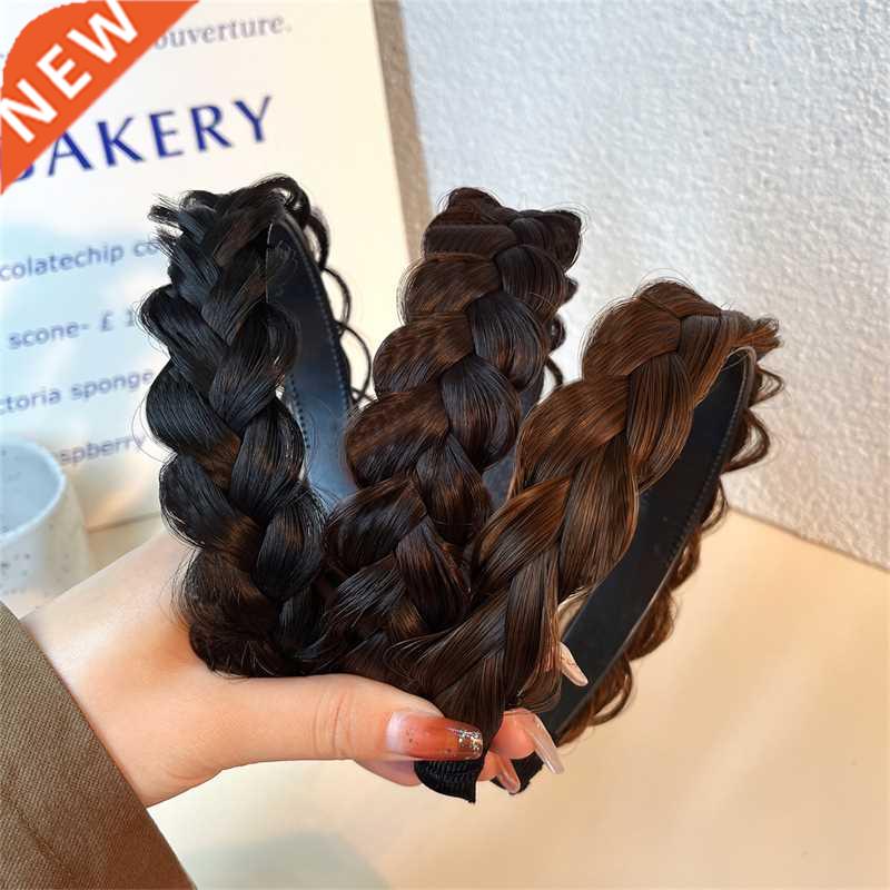 New Kore Fshion Hir Bnd Fishbone Brid Wig Twist Brid H