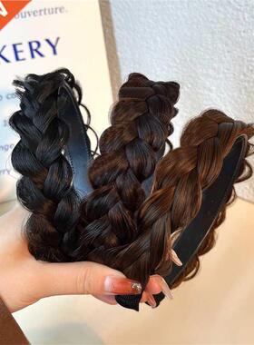 New Kore Fshion Hir Bnd Fishbone Brid Wig Twist Brid H