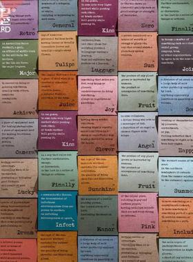 100Pcs Vintage Phrase Quote Stickers Junk Journal Ephemera N