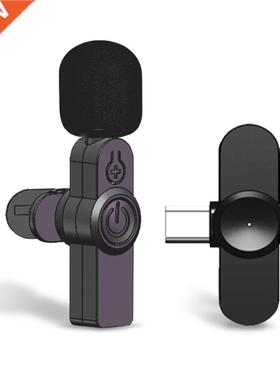 Universal Type-C Powered Lavalier Mics Receiver for Video Re