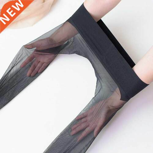 Silky seamless stockings 360 pantyhose toes full transparent