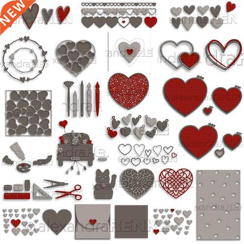 Piggy Craft metal cutting dies cut die mold Love Frame Serie