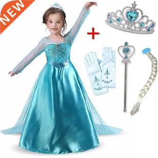 Dress Halloween Girl Costumes For Kids Winter Full Sleeve Cl