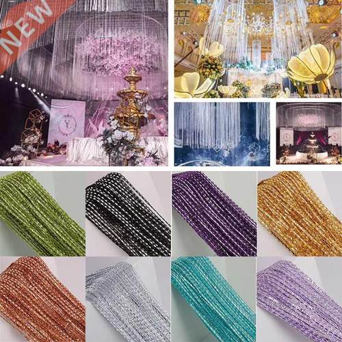 1*2m Door Windows Hanging Beaded Decors Curtain String Summe