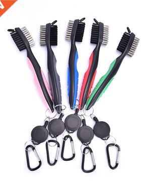 1 PC Golf Club Brush Golf Groove Cleaning Brush 2 Sided Golf