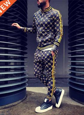 2022 New gyms Men's Sets 2 Pieces Sets Tracksuit Men's Jacke