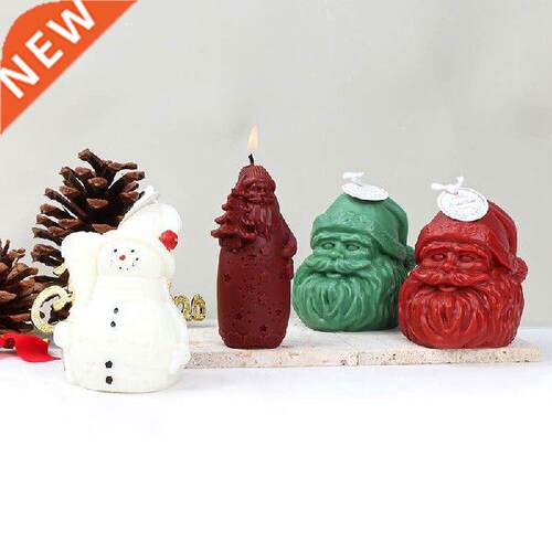 Silicone Candle Mold Santa Claus Handmade Aromatherapy