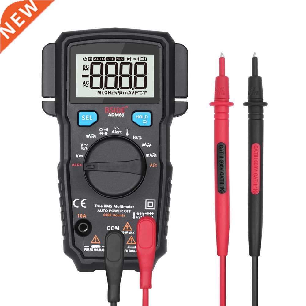 Mini True RMS LCD Digital Multimeter DC/AC Voltage Current