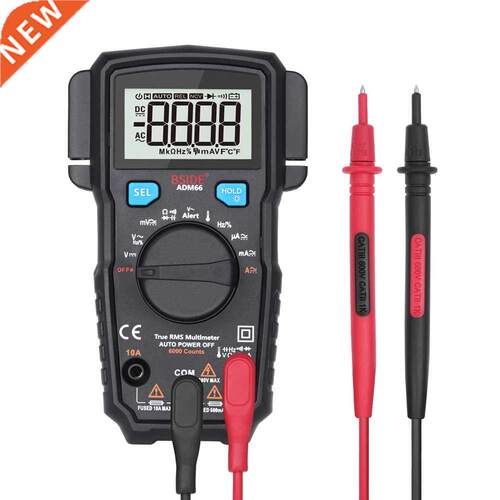 Mini True RMS LCD Digital Multimeter DC/AC Voltage Current
