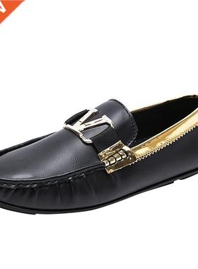 AGSan en Casual Natural Leather Loafers Winter Shoes Genui