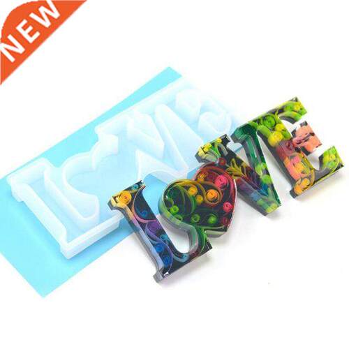 LOVE Letter Resin Casting Mold Silicone Cake Jewelry Making