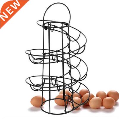 Modern Spiral Egg Skelter Holder Wire Rack Up To 24 Eggs
