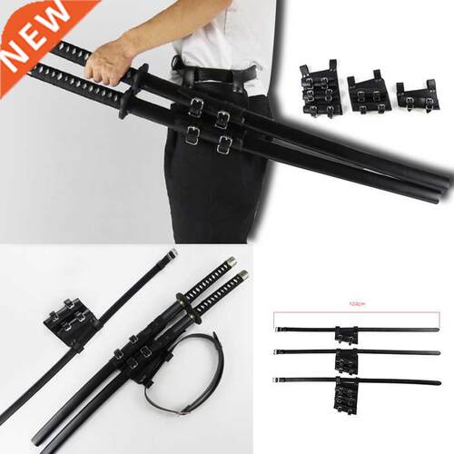 1/2/3 Medieval Sword Holder PU Leather Sword Belt Waist Shea