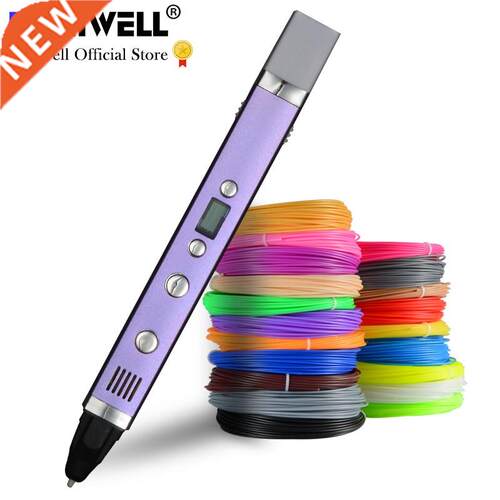 Miwell 1.75mm ABS/PLA DIY 3D Pen LED Screen,USB Charging