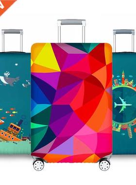 Thick Elastic Geometric Luggage Protective ver Fashion Men's
