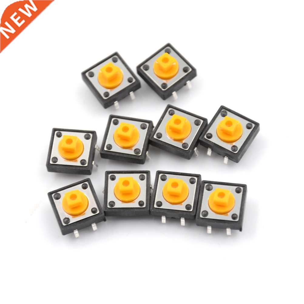 10pcs B3F-4055 Tactile Switch with Caps 4P DIP PCB Mount Mom
