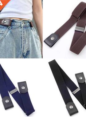 New No Buckle Sretch Buckless Belt Invisible Elastic Waist B