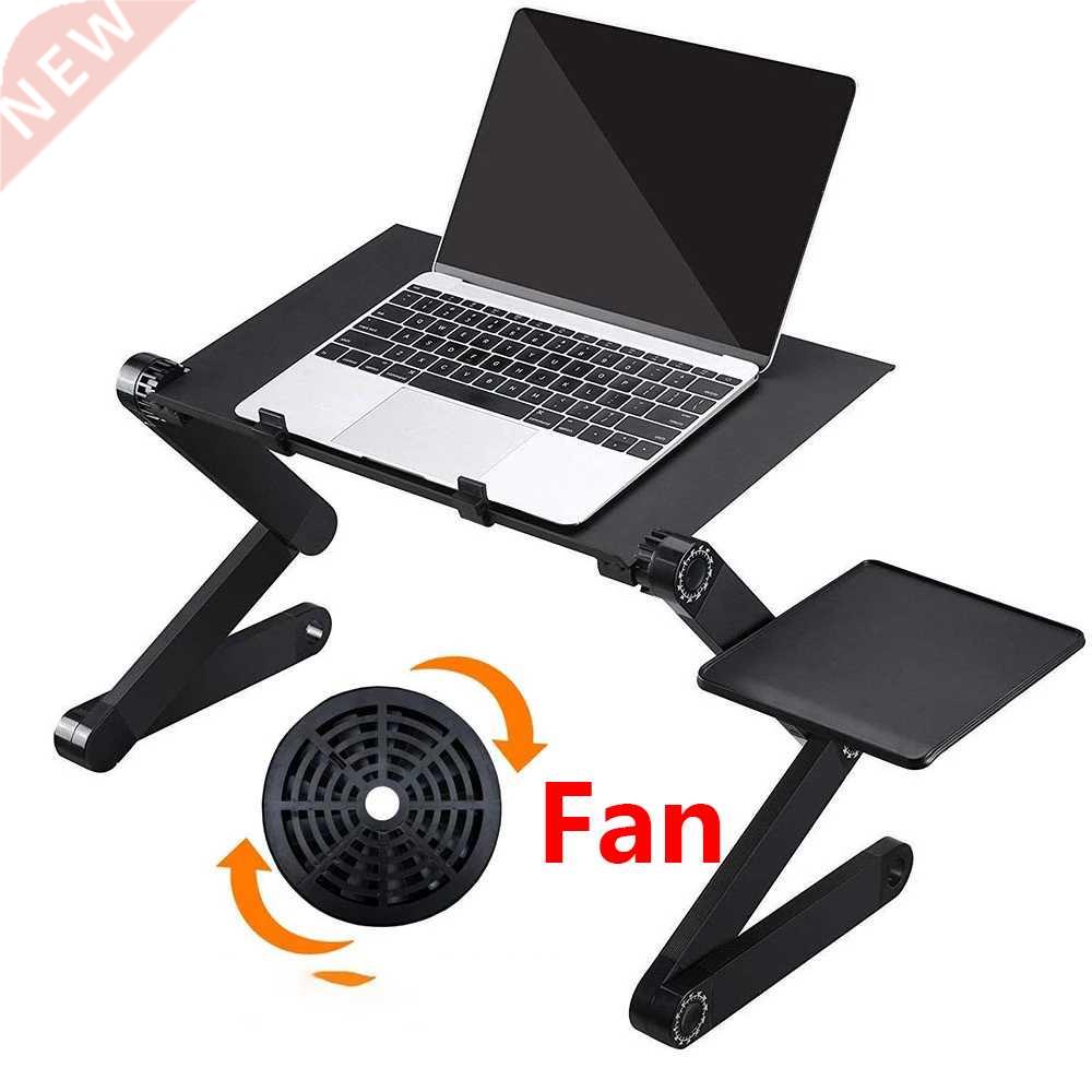 Adjustable Lap Desk Stand Cooler fan Portable Ergonomic L