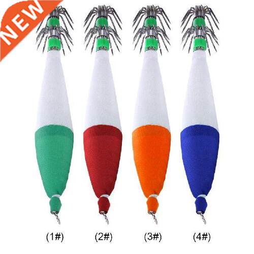 5pcs Hard Luminous Squid Jig Hooks Double-Layer