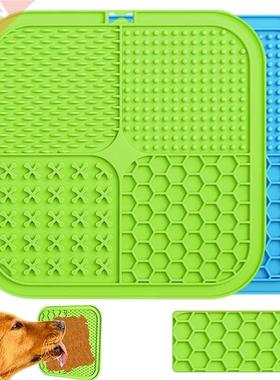 Dog Lick Pad Pet Bathing Distraction Pad Silicone Slow
