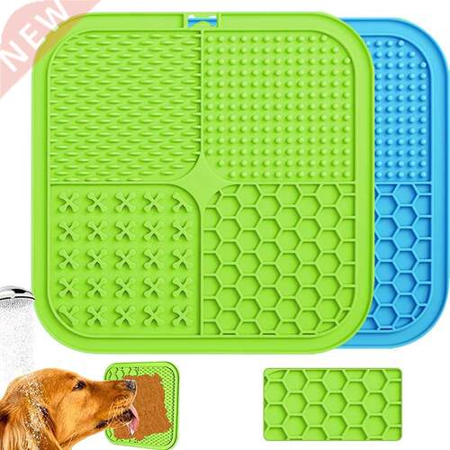 Dog Lick Pad Pet Bathing Distraction Pad Silicone Slow