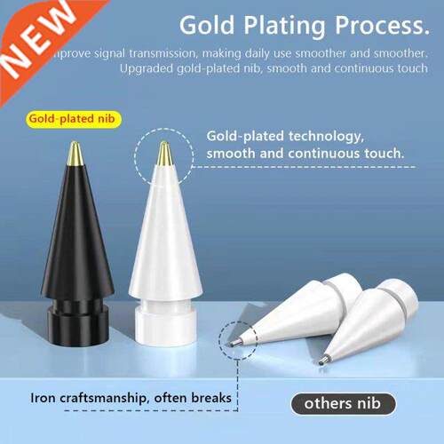 For Apple Pencil Tip Spare Nib Replacement Gold-Plated Tip F