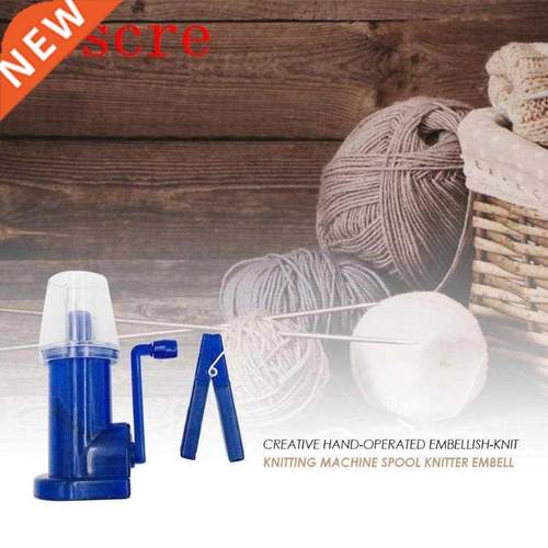 Hand-operated Embellish-Knit Knitting Machine Spool Knit