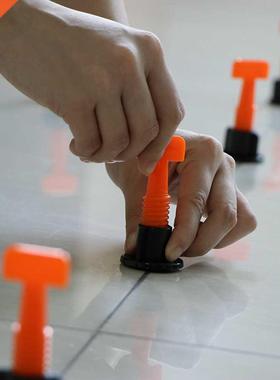 Tile Leveler Adjuster Affixed To The Floor Brick Wall Brick