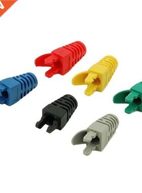 Network RJ45 Cable Ends Plug Connector Cover Boots Cap Cat5