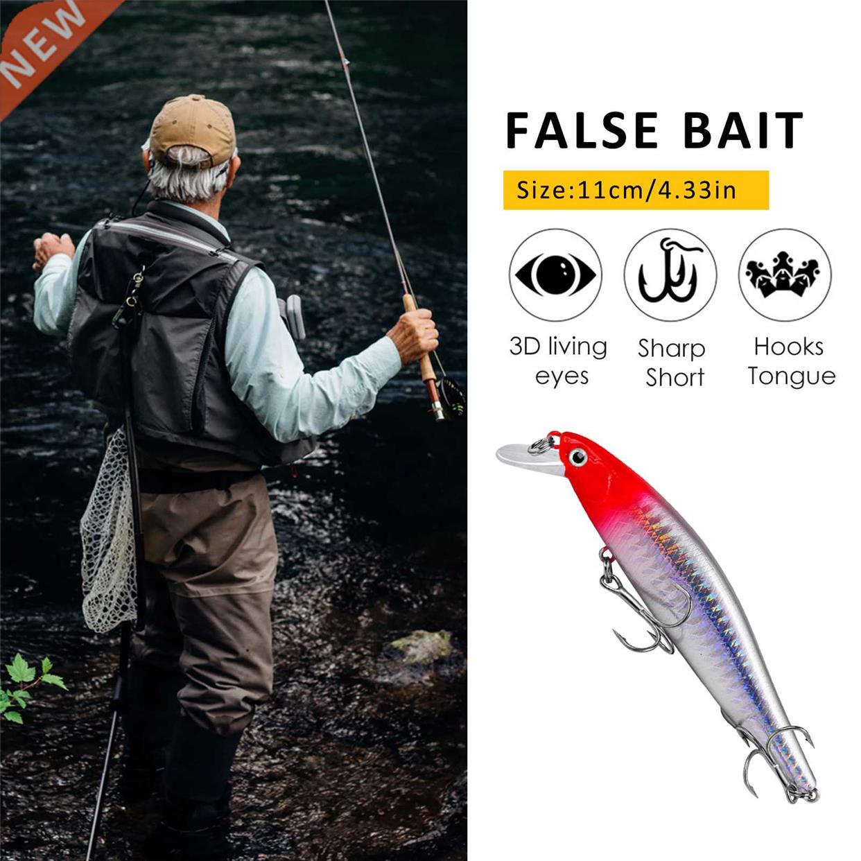Fake Fishing Bait Submerged Minoruya Bait Fishing Tackle