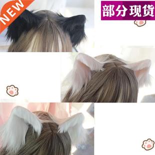 Hand made cat ears cos simulation animal ears cat ears ear