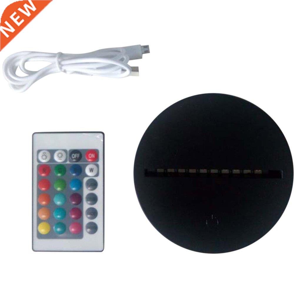 LED Lamp Bases for D Illusion Night Light 7 Colors Touch