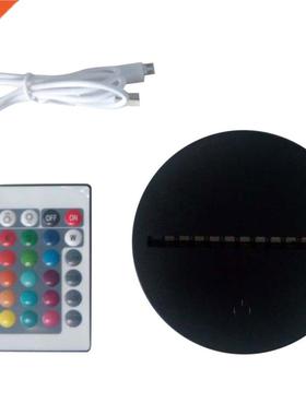 LED Lamp Bases for D Illusion Night Light 7 Colors Touch