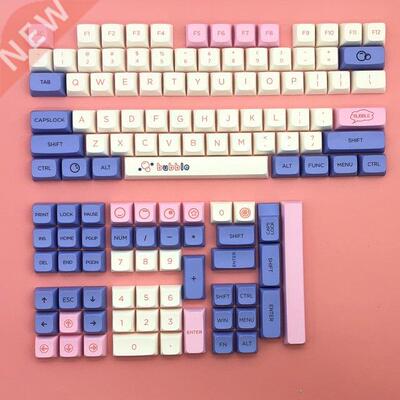 127Pcs PBT Sublimation Keycap Mechanical Keyboard Key Caps