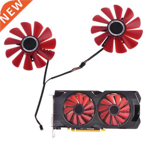 2pcs 85mm RX-570-RS RX-580-RS FD10U12S9-C Fan for XFX RX470