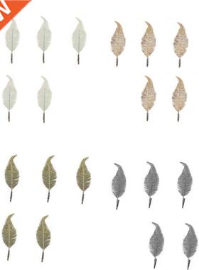 6pcs Glitter Feather Clip Tree Le Clps Christmas Tree Le