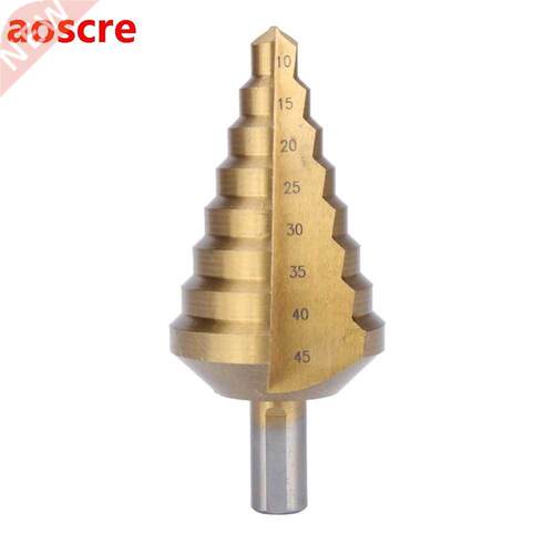 HSS Steel Step Cone Drill Bit Ti Bits Set Ti Coated High Spe