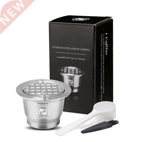 Stainless Steel Reusable Coffee Capsule Filter Dripper Tampe
