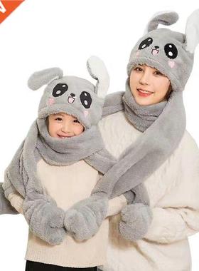 Winter Cute Funny Ht Moving Rbbit Er Ht Velvet Toys Hir