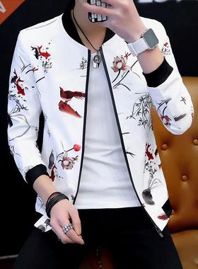 Spring Autumn New Men's Bomber Zipper Jacket Male Casual Str