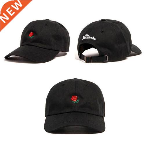 New Rose Baseball Caps Women Snapback Cap Flower Summer Embr